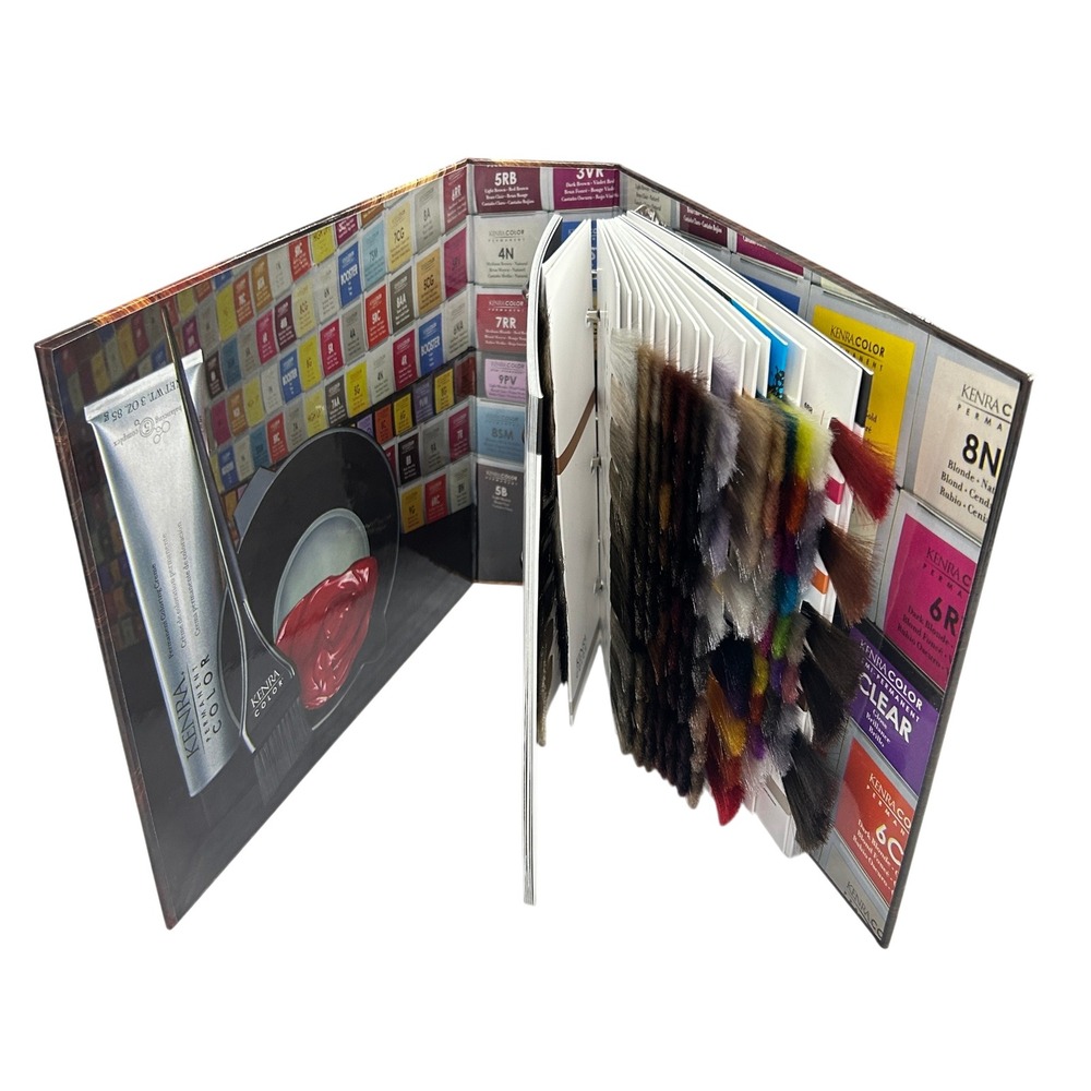Kenra Color Swatch Book Hair Color Chart Professional Salon Sample Guide